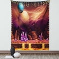 thumbnail image 1 of Fantasy House Decor Wall Hanging Tapestry, Fantasy Spot with Golden River in Mars with Nebula and Other Planets Solar Zodiac Theme, Bedroom Living Room Dorm Accessories, 40 X 60 Inches, by Ambesonne, 1 of 5