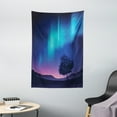 thumbnail image 1 of Fantasy House Decor Wall Hanging Tapestry, The Northern Lights with A Tree in Arctic Region Magical Rare Sky Up View Print, Bedroom Living Room Dorm Accessories, 40 X 60 Inches, by Ambesonne, 1 of 1