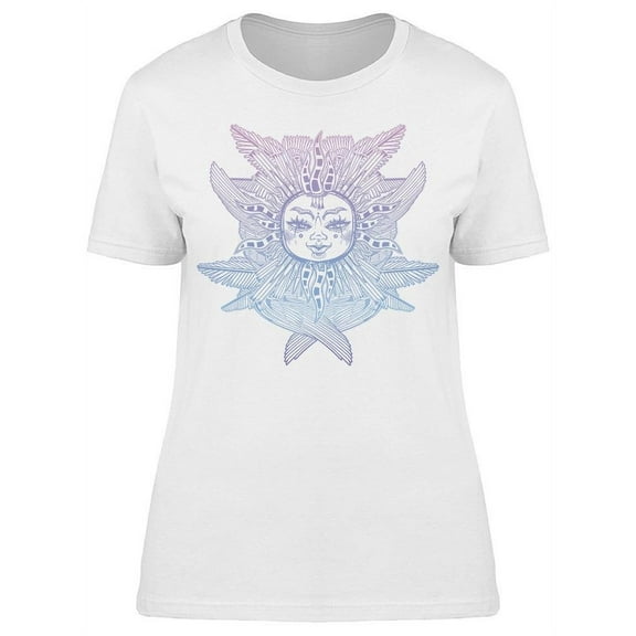 Fantasy Inspired Winged Sun T-Shirt Women -Image by Shutterstock, Female Small