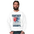 thumbnail image 1 of Fantasy League Champs Sport Ball Game Men's Big & Tall Crewneck Sweatshirt Brisco Brands 2X, 1 of 5