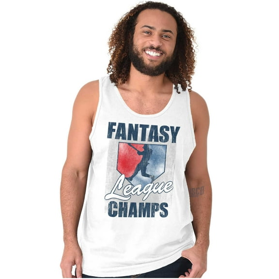 Fantasy League Champs Sport Ball Game Tank Top Sleeveless Tee Men Brisco Brands S
