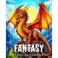 thumbnail image 1 of Fantasy Libro da Colorare: 50 Incredibili Immagini per Alleviare lo Stress e Rilassarsi (Paperback), 1 of 1