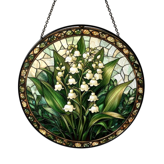 Fantasy Lily of the Valley Acrylic Window Decor - Handmade Flower ...