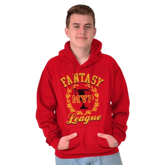 Fantasy MVP League Sports Fanatic Men's Big & Tall Graphic Hoodie Brisco Brands 3X