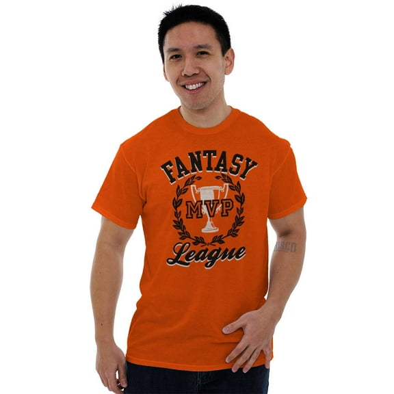 Fantasy MVP League Sports Fanatic Men's Graphic T Shirt Tees Brisco Brands S