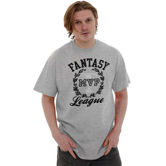 Fantasy MVP League Sports Fanatic Men's Graphic T Shirt Tees Brisco Brands X