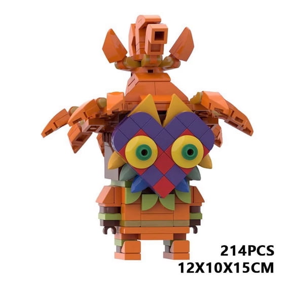 Fantasy Mask Character Brickheadz Building Blocks Assembled Display Model