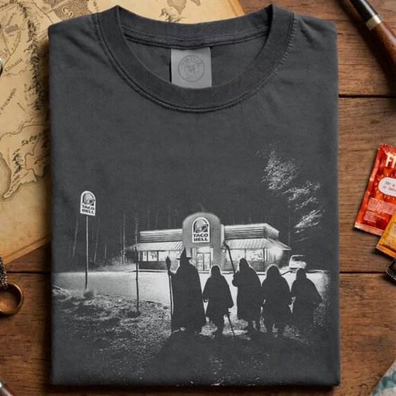 Fantasy Meme T-Shirt | Late Night Fast Food Run