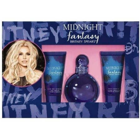 Fantasy Midnight by Britney Spears, 3 Piece Gift Set for Women