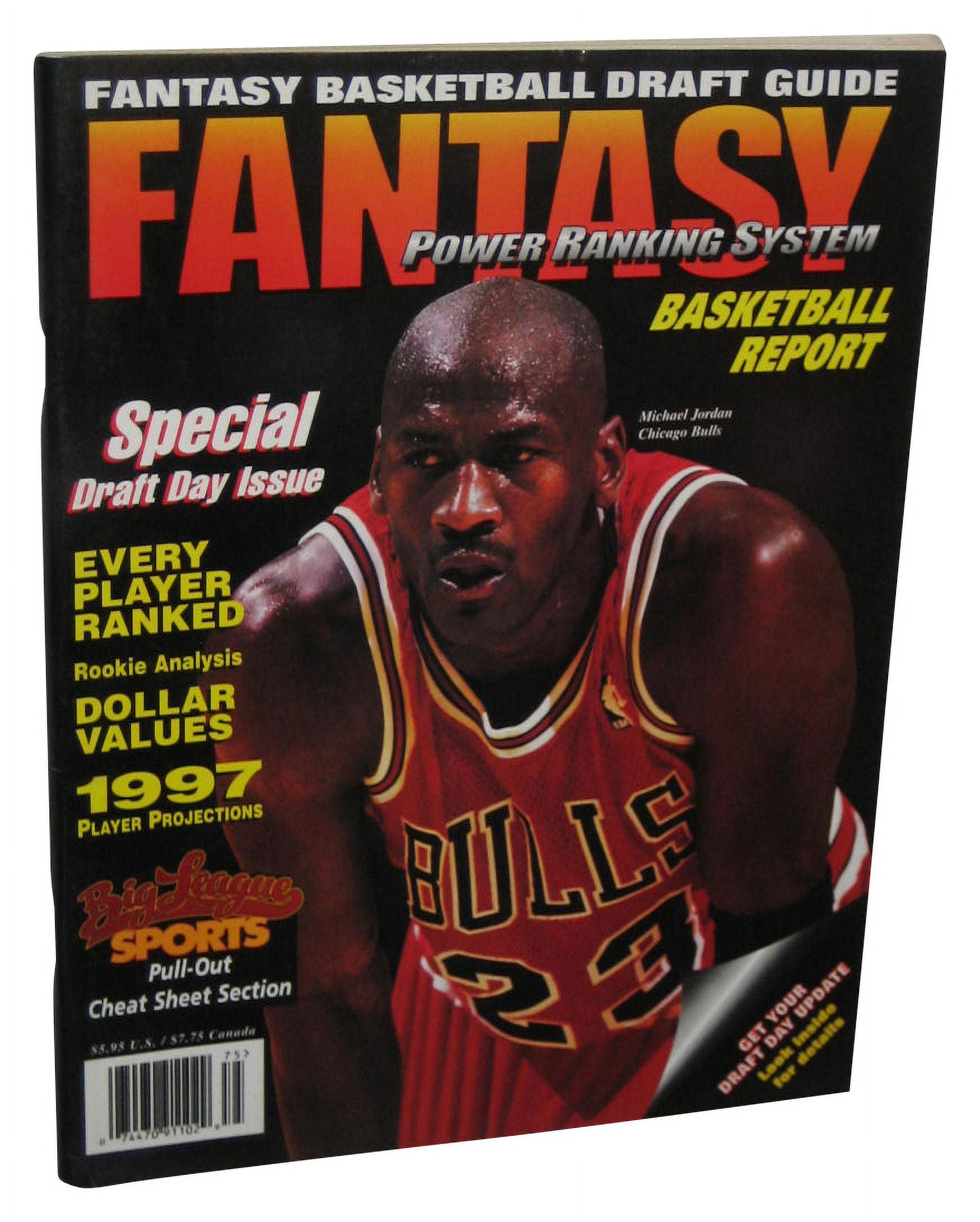 Fantasy NBA Basketball Draft Day Guide Special 1997 Michael Jordan