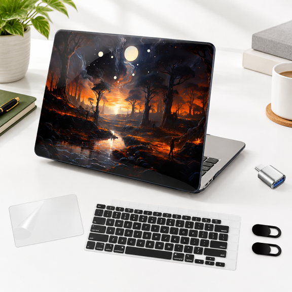 Fantasy Night Landscape Laptop Shell for 13.3 Inch MacBook Air 2018-2021