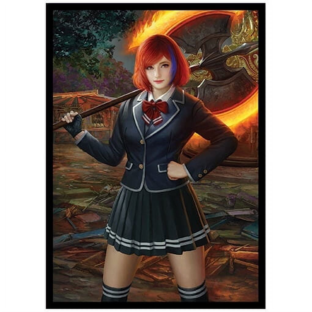 mtg anime card sleeves Elaina - Festival Face-Off fitting Standard MTG Card Sleeves - Fatal