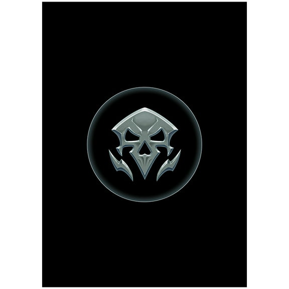 Fantasy North - Elements I - Death - 100 Textured Matte TCG Card Sleeves - Fits Magic MTG Commander Pokemon and Other Card Games - Playing Card Sleeves