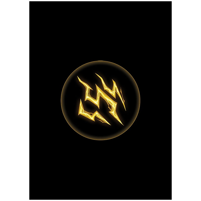 Fantasy North "Elements I - Lightning" Textured Matte Card Sleeves - 100 Count, Standard Size For MTG, Pokémon, Lorcana