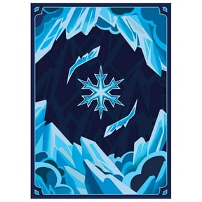 Fantasy North - Ice - Elements Series II - 100 Textured Matte TCG Card Sleeves - Fits Magic MTG Commander Pokemon and Other Card Games - Playing Card Sleeves