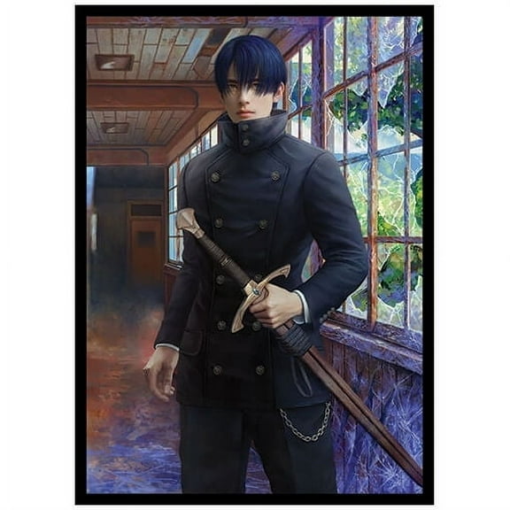 Fantasy North - Ikari - Impending Battle - 100 Smooth Matte TCG Trading Card Sleeves - Anime - Fits Magic MTG Commander Pokemon and other Card Games - Playing Card Sleeves