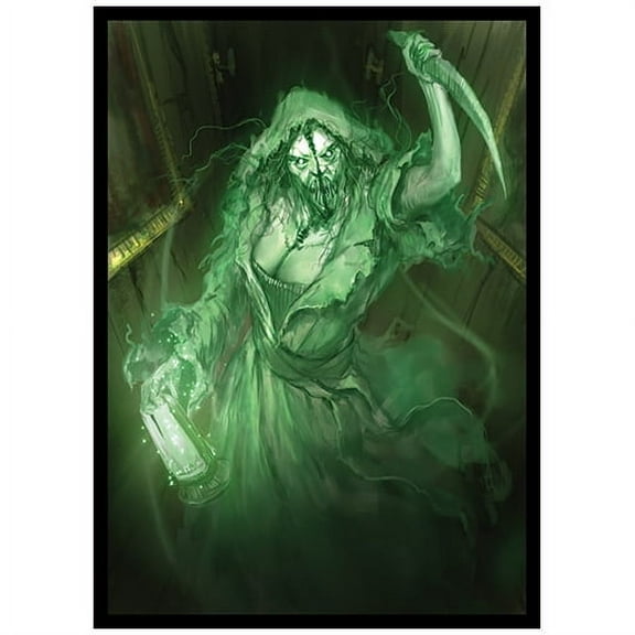 Fantasy North - Lady Donahue - Murderous Apparition  100 Smooth Matte TCG Trading Card Sleeves - Fits Magic MTG Commander Pokemon and other Card Games - Playing Card Sleeves