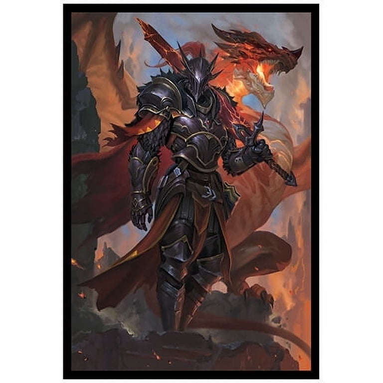Fantasy North - Lance Vaal - Dragon Knight (Endragos) - 100 TCG Trading  Card Sleeves - Fits Magic MTG Commander Pokemon and other Card Games -  Playing ...
