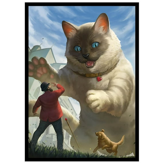Fantasy North - Muffins - The House-Sized - 100 Textured Matte TCG Trading Card Sleeves - Fits Magic MTG Commander Pokemon and Other Card Games - Playing Card Sleeves (FN130S)