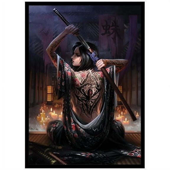 Fantasy North - Spider - 100 Smooth Matte TCG Trading Card Sleeves - Fits Magic MTG Commander Pokemon and other Card Games - Playing Card Sleeves