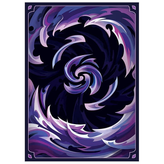 Fantasy North - Void - Elements Series II - 100 Textured Matte TCG Card Sleeves - Fits Magic MTG Commander Pokemon and Other Card Games - Playing Card Sleeves