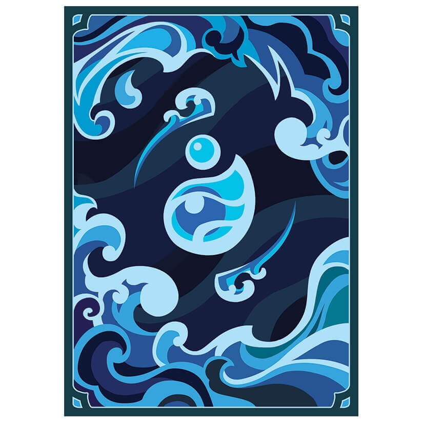 Fantasy North - Water - Elements Series II - 100 Textured Matte TCG Card  Sleeves - Fits Magic MTG Commander Pokemon and Other Card Games - Playing  Card Sleeves - Walmart.com