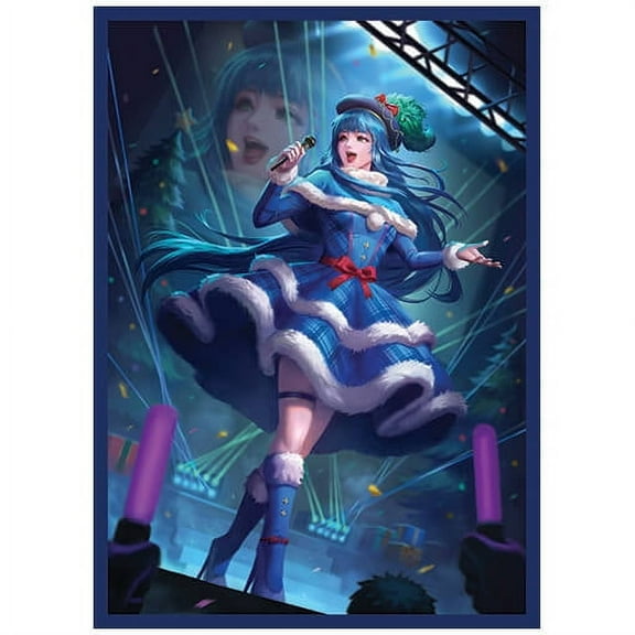 Fantasy North - Yamaki Yukiko - Winter Cheer - 100 Smooth Matte TCG Trading Card Sleeves - Anime - Fits Magic MTG Commander Pokemon and other Card Games - Playing Card Sleeves