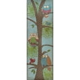 thumbnail image 1 of Fantasy Owls Panel II Popular Trendy Awesome Tree Animal Bird Beautiful Owl Dorm Wall Art 12X36, 1 of 1
