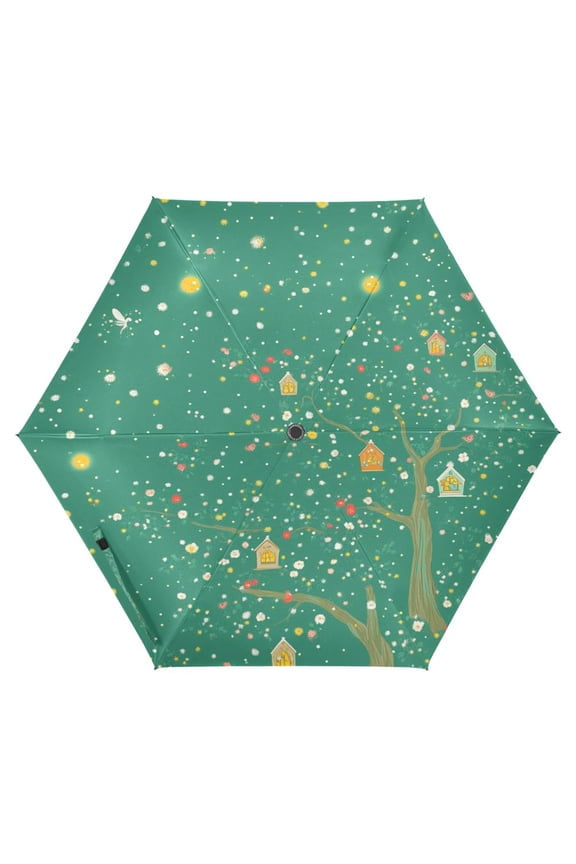 Fantasy Pattern Design UV50+ Sunscreen Portable Umbrella, Waterproof, Ultra Lightweight 240g