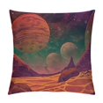 thumbnail image 1 of Fantasy Planet System Mars Saturn Sun Galaxy Throw Pillow Covers. (Style B), 1 of 5