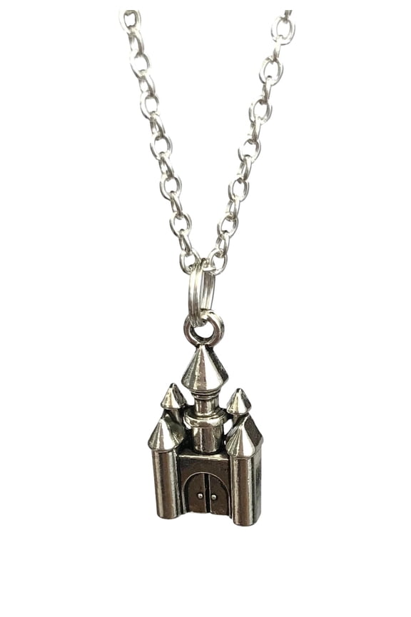Fantasy Princess Castle Pendant Necklace