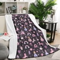 thumbnail image 1 of Fantasy Princess Unicorn Pattern Blanket,Comfortable Soft Flannel Throw Blanket,All Season,Warm Lightweight Blankets for Sofa Bed Couch Living Room Chair,50"x60", 1 of 4