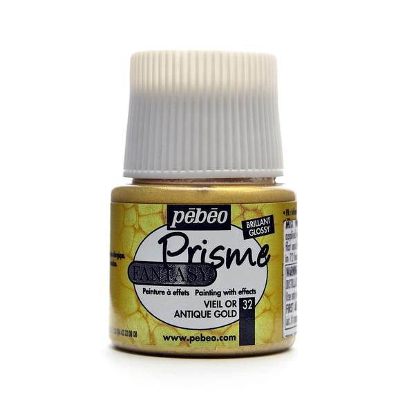 Fantasy Prisme Effect Paint antique gold, 45 ml (pack of 3)