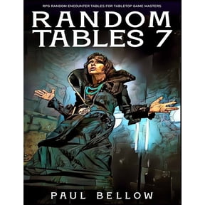 Fantasy RPG Random Encounter Tables for Tabletop Game Masters: Random Tables 7 (Paperback)