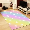 thumbnail image 1 of Fantasy Rainbow Galaxy Butterfly Living Room Rug, Modern Home Decor Area Rug, Soft Easy Clean Durable Floor Carpet For Girls Bedroom Entryway Kitchen Pet Nursery Dining Room 4x6ft, 1 of 6