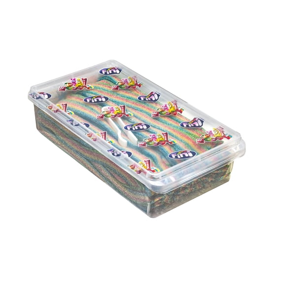 Fantasy Rainbow Sour Belts ESF27 3.5 Pound Box - 200 Pieces