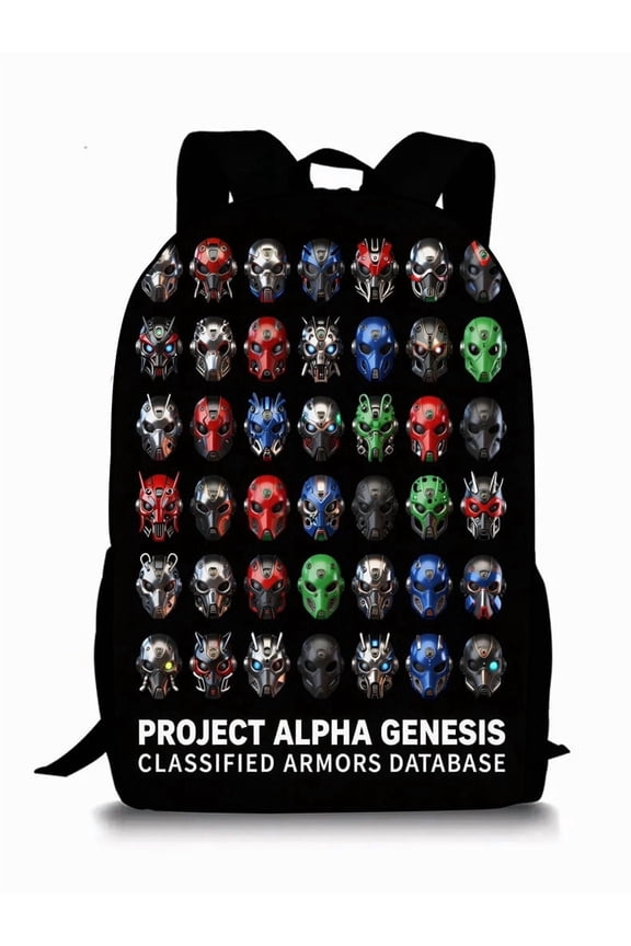 Fantasy Robot Theme Backpacks for Customized School Bags for Back to School Season Lightweight and Water-Resistant Bookbag