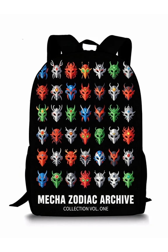 Fantasy Robot Zodiac Backpacks for customed backbag for back to school season Lightweight Bookbag Water Resistant