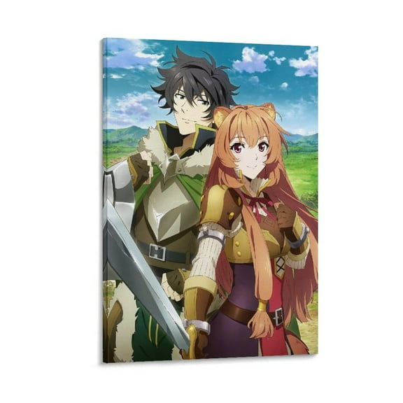 Fantasy Romance Anime The Rising of The Shield Hero Poster Picture Print Canvas Poster Wall Paint Art Posters Decor Modern Home Artworks Gift 16x24inch(40x60cm)