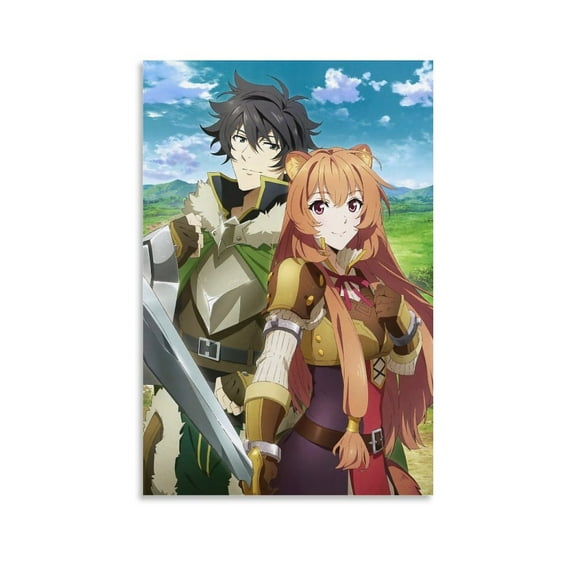 Fantasy Romance Anime The Rising of The Shield Hero Poster Print Photo Art Painting Canvas Poster Home Decorative Bedroom Modern Decor Posters Gifts 20x30inch(50x75cm)