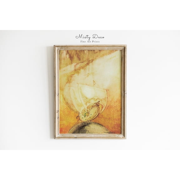 Fantasy Scifi Vintage Illustration William Timlin Home Decor Design 1