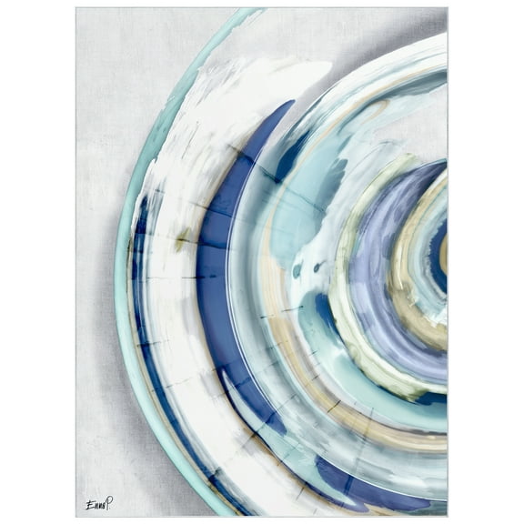 Fantasy Shell II Washable Geometric Art Area Rug size 8'x10', Power-loomed, Heavenly Softness with Non-Slipping Backing