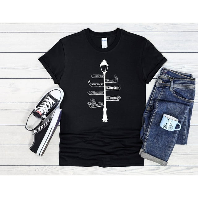 Fantasy Signpost Narnia T Shirt Hoodie Baseball Men Women Unisex Baggy