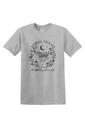Fantasy Tea Book Lover Inspired Graphic T-Shirt