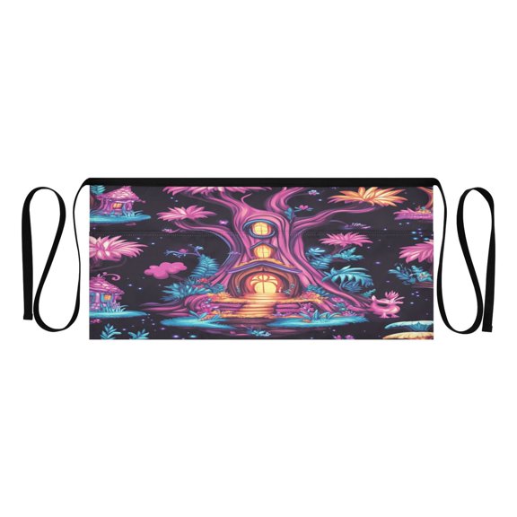 Fantasy Treehouse Multi Pocket Short Apron Waterproof, Adjustable 96.5in Belt for various occasions