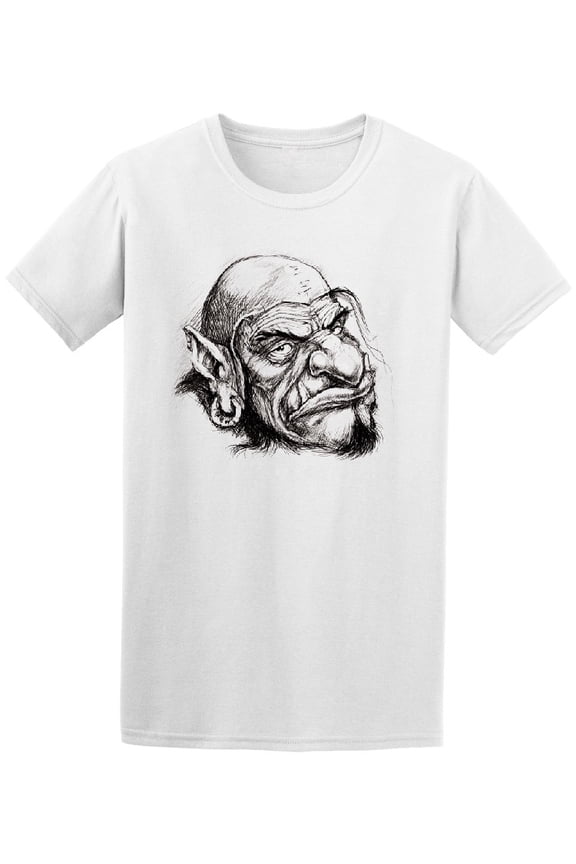 Fantasy Troll Goblin Orc Warrior T-Shirt Men -Image by Shutterstock, Male Small