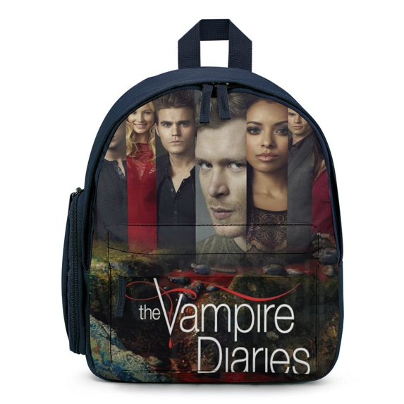 Fantasy Vampire Diaries Schoolbag Backpack Lightweight Daypack Adjustable Satchel Bookbag Shoulders Rucksack Travel Bag