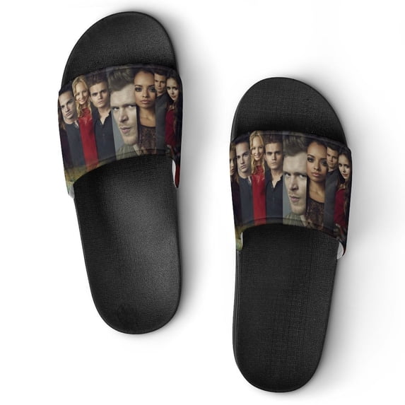 Fantasy Vampire Diaries Unisex Slippers Summer Beach Slippers Casual Non Slip Comfortable Slide Sandals Home Slippers For Men Women