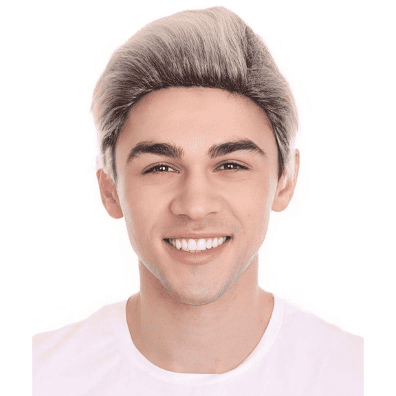 Fantasy Wig for Cosplay | Gray Mens Wig | Premium Breathable Capless Cap