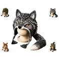 thumbnail image 1 of Fantasy Wolf Hood Hat DIY Crochet Kit Series, Multi-Style Fantasy Forest Animal Beanie Making Set, Full Craft Tools Pack for Holiday Handmade Gift Production, 1 of 6